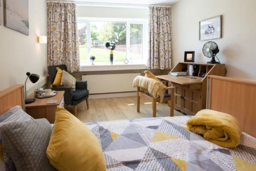 A residents room at Cadogan court