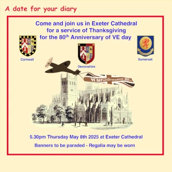 VE Day service flyer th
