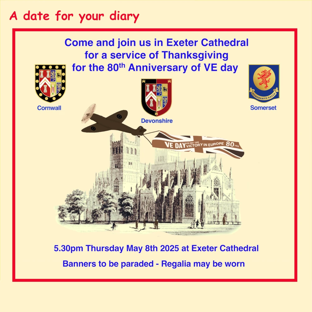 VE Day service flyer