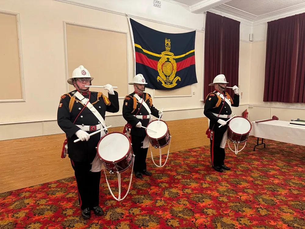 Fire Brigade Corps of Drums at Per Mare Per Terram Lodge 9355